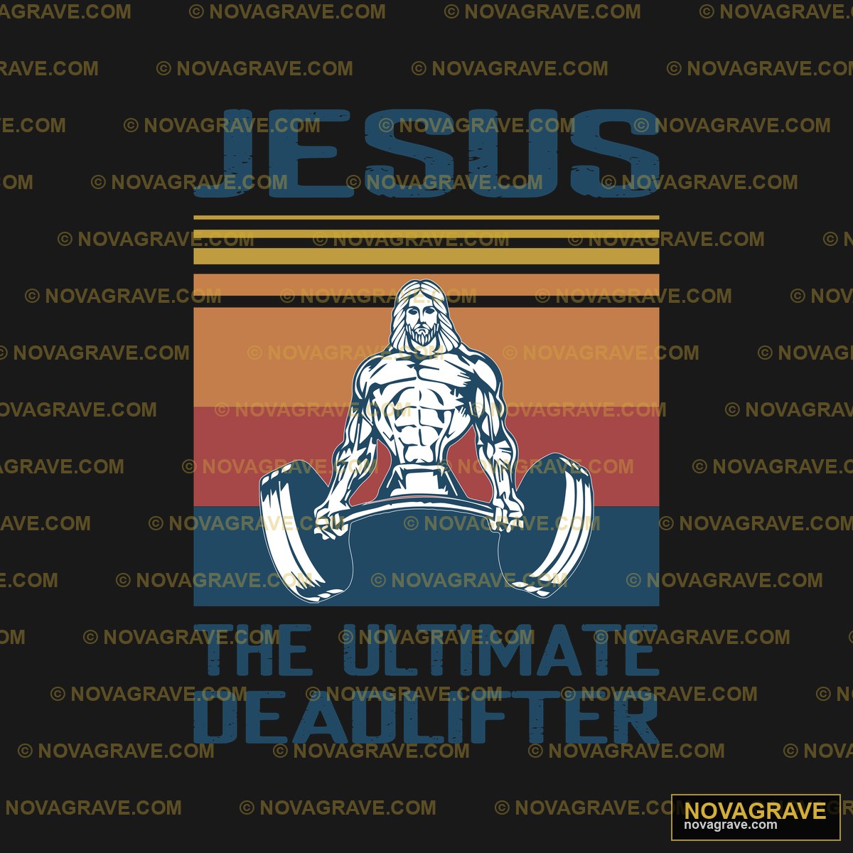 Jesus The Ultimate Body Builder Religious Spiritua - DTF Ontwerp