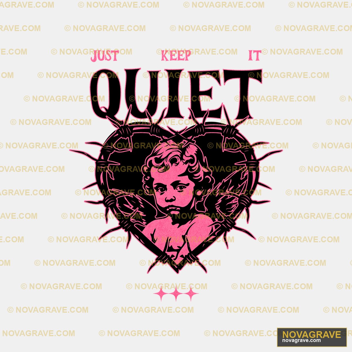 Just Keep Quiet Women S Other Designs - DTF Ontwerp