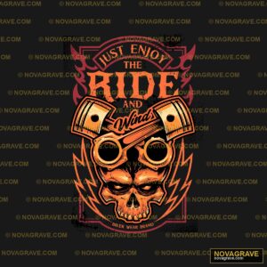 Just Not A Job Skull Mechanic T Shirt Streetwear Urban - DTF Ontwerp