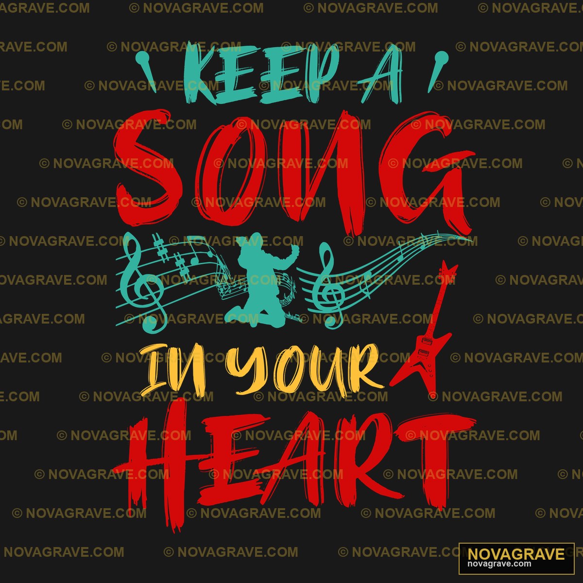 Keep A Song In Your Heart Seasonal Holiday 2 - DTF Transfer Design