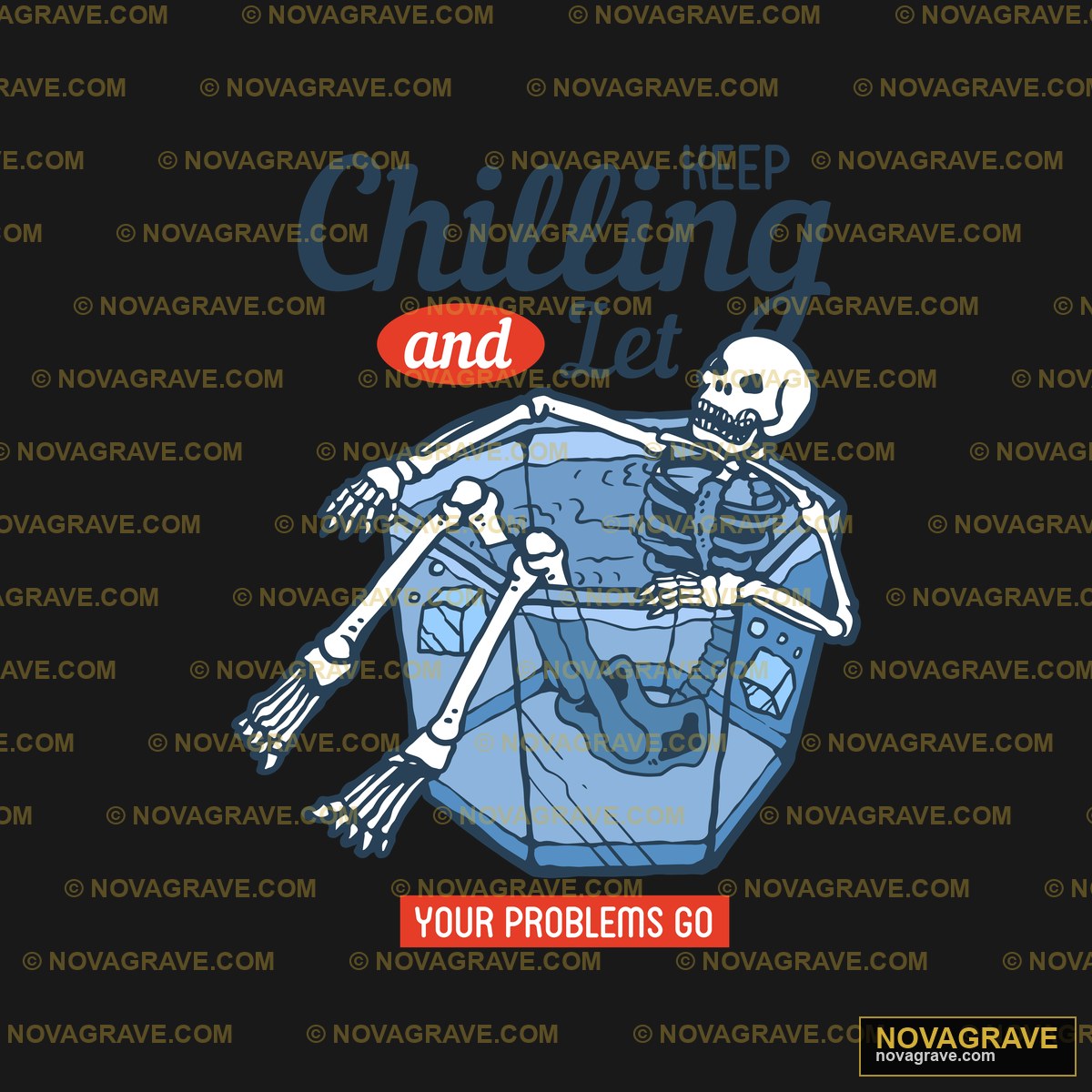Keep Calm And Calm Your Bones Streetwear Urban - Design DTF
