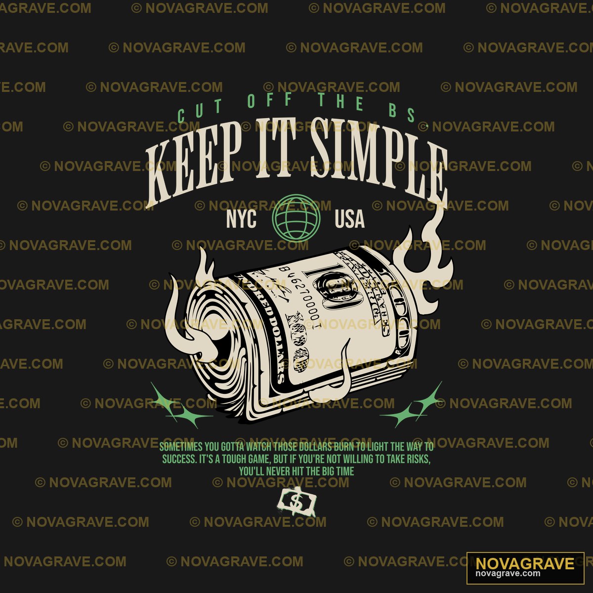 Keep It Simple Keep Other Designs - DTF Ontwerp