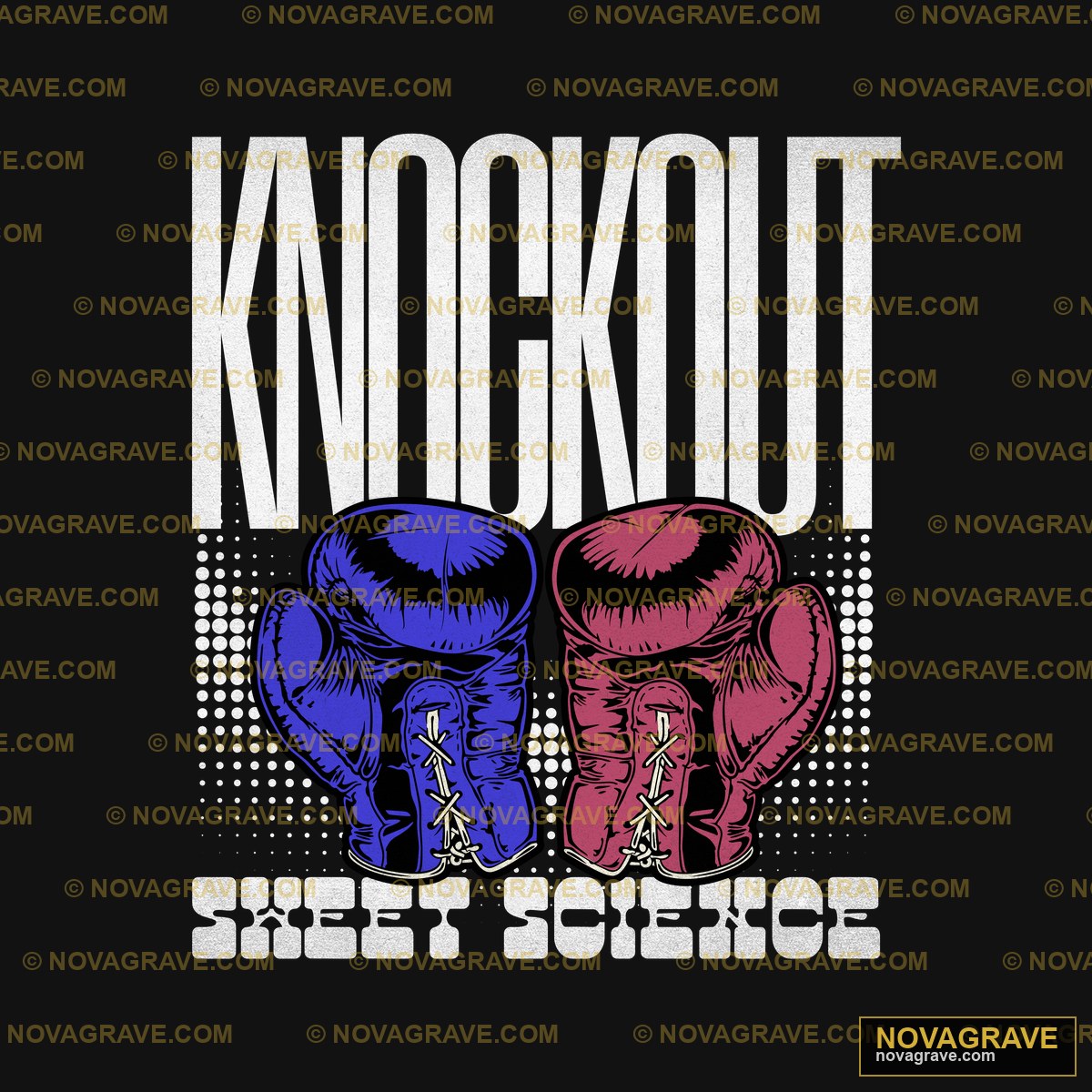 Knockout Boxing By The Art Of Mike Sports Fitness - DTF Transfer Design