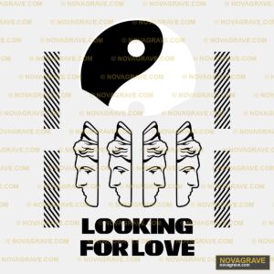 Looking For Love Logo Seasonal Holiday - Design DTF