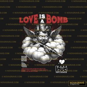 Love Is Bomb By The Artist Seasonal Holiday - Design DTF