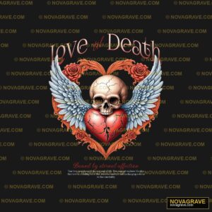 Love Is Death By The Art Of The Heart Streetwear Urban - DTF Ontwerp