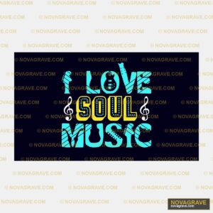 Love Soul Music Ty Lettering Ty Seasonal Holiday - DTF Transfer Design