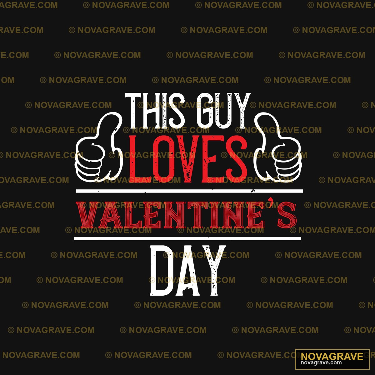 Loves Valentines Day Seasonal Holiday - DTF Transfer Design