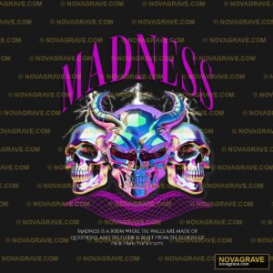 Madnesss Queens And The Devils Face Of Death Other Designs - Design DTF