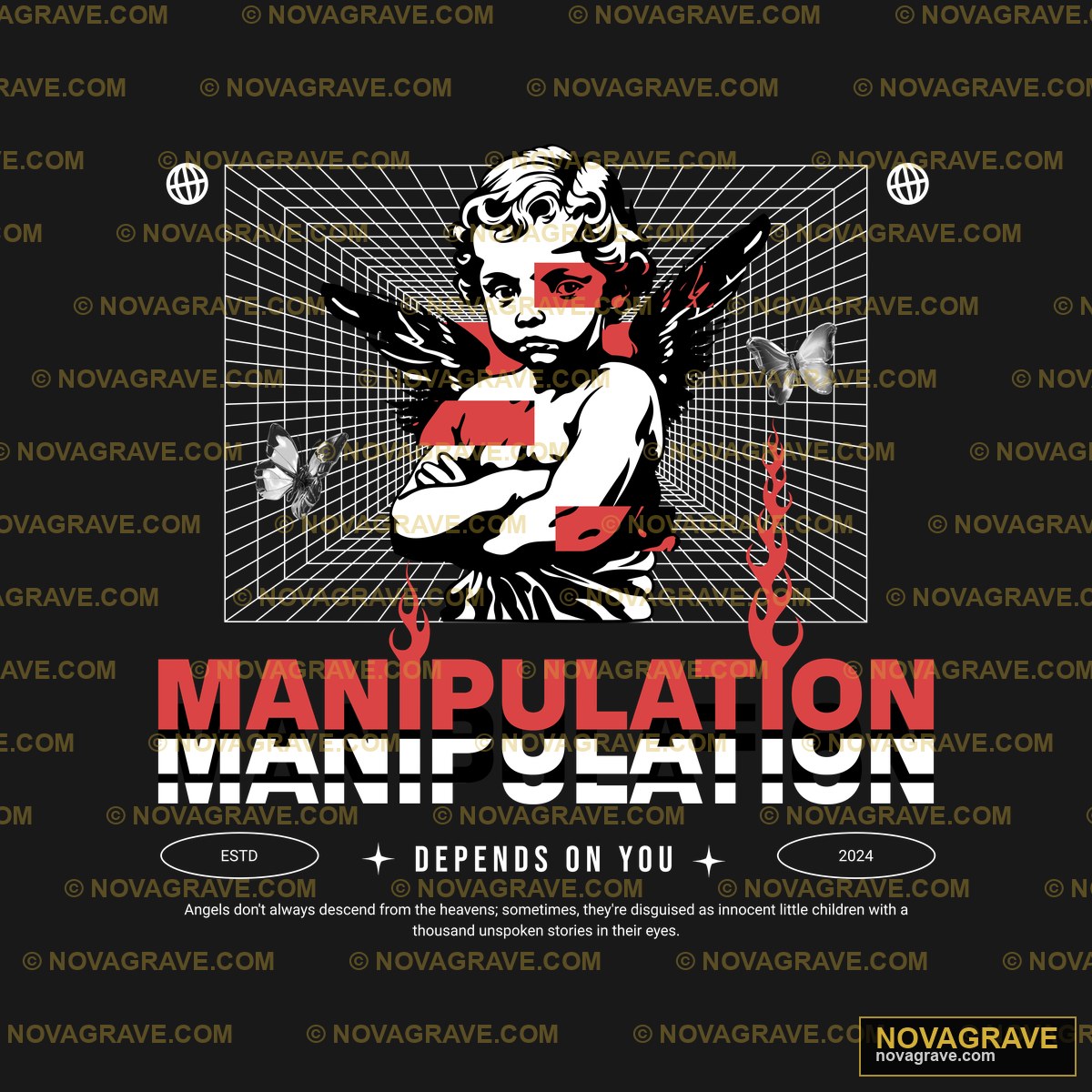 Manipulation Mens T Shirt By The Dead Oness Other Designs - DTF Transfer Design
