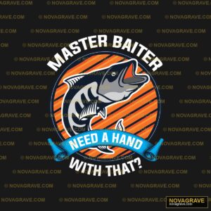 Master Bait Fishing Logo Animals Wildlife - Design DTF