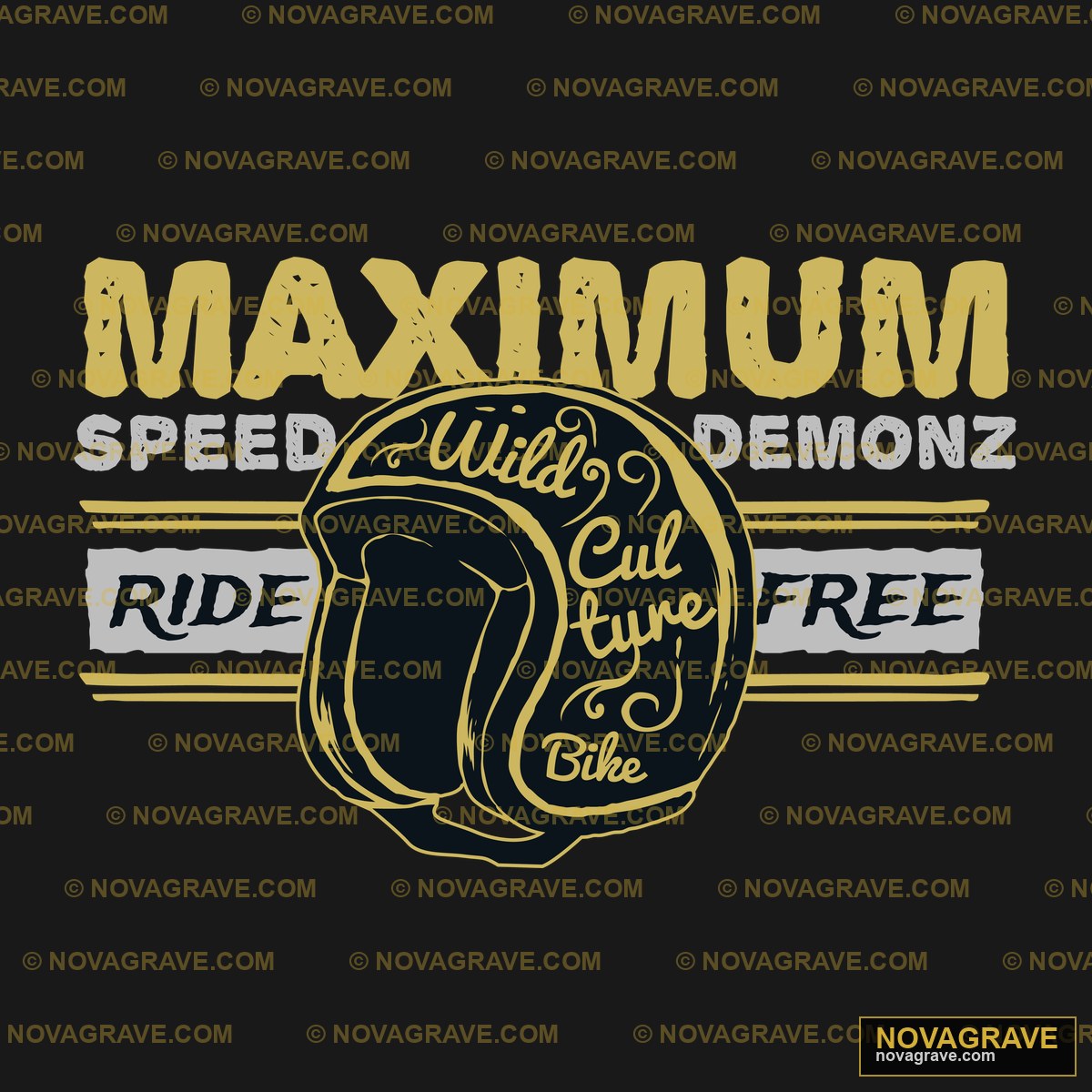 Maximum Speed Demonz Logo Other Designs - Design DTF