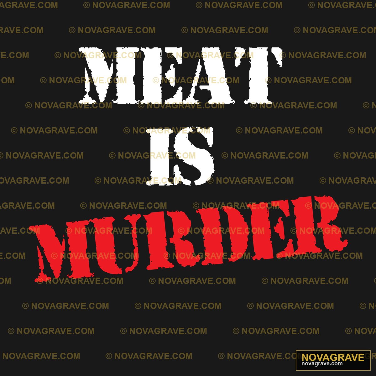 Meat Is Murder Other Designs - DTF Transfer Design