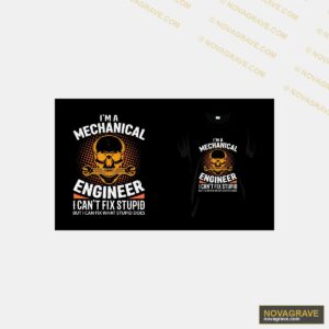 Mechanical Engineer T Shirt Design Professions 2 - DTF Transfer Design