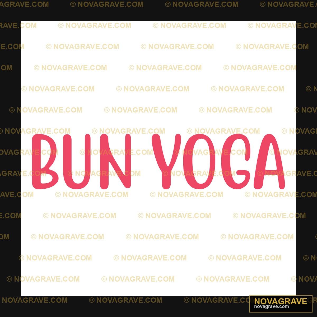 Messy Bun Yoga Pants Other Designs - DTF Ontwerp