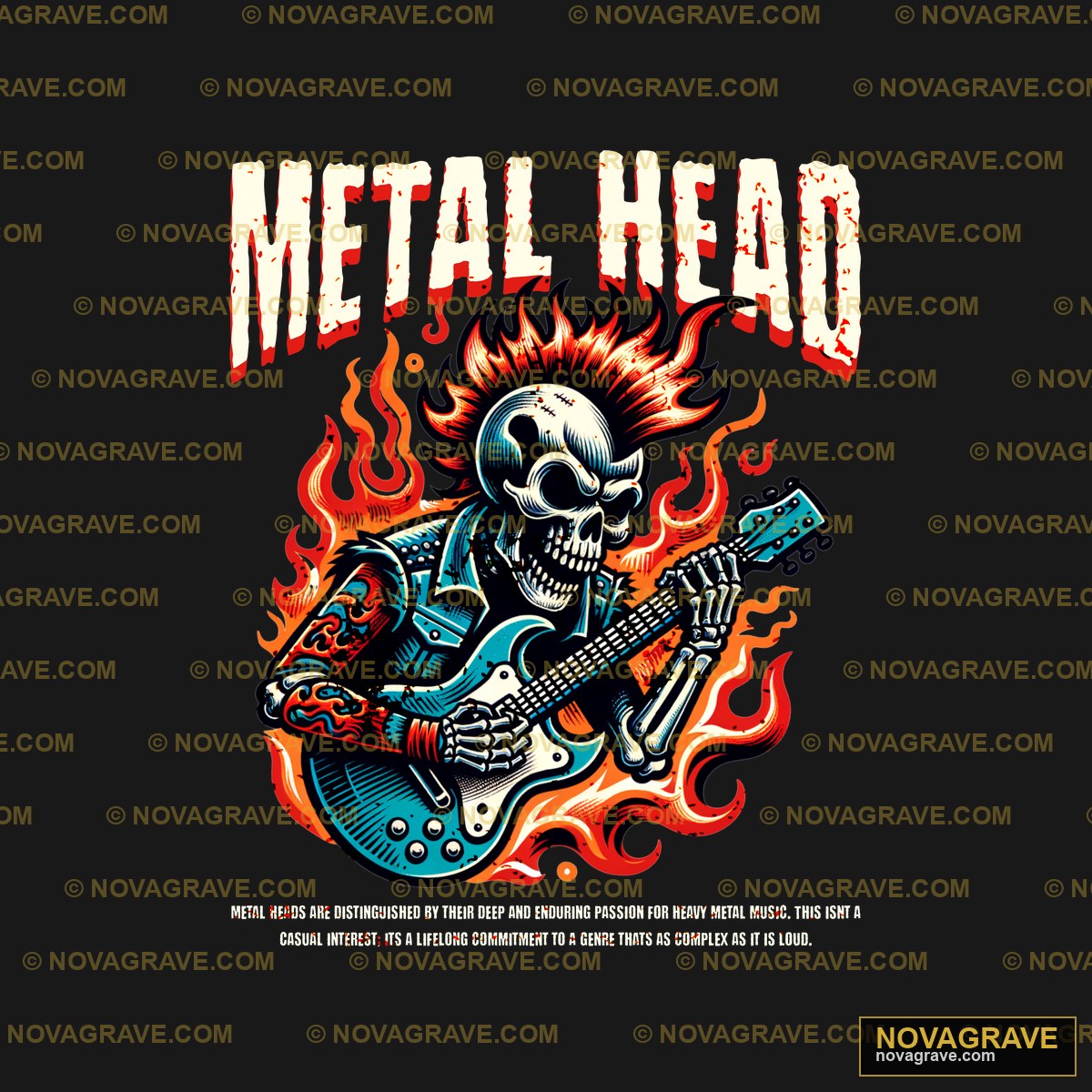 Metalhead Metalhead Metalhead Metal Streetwear Urban - DTF Transfer Design