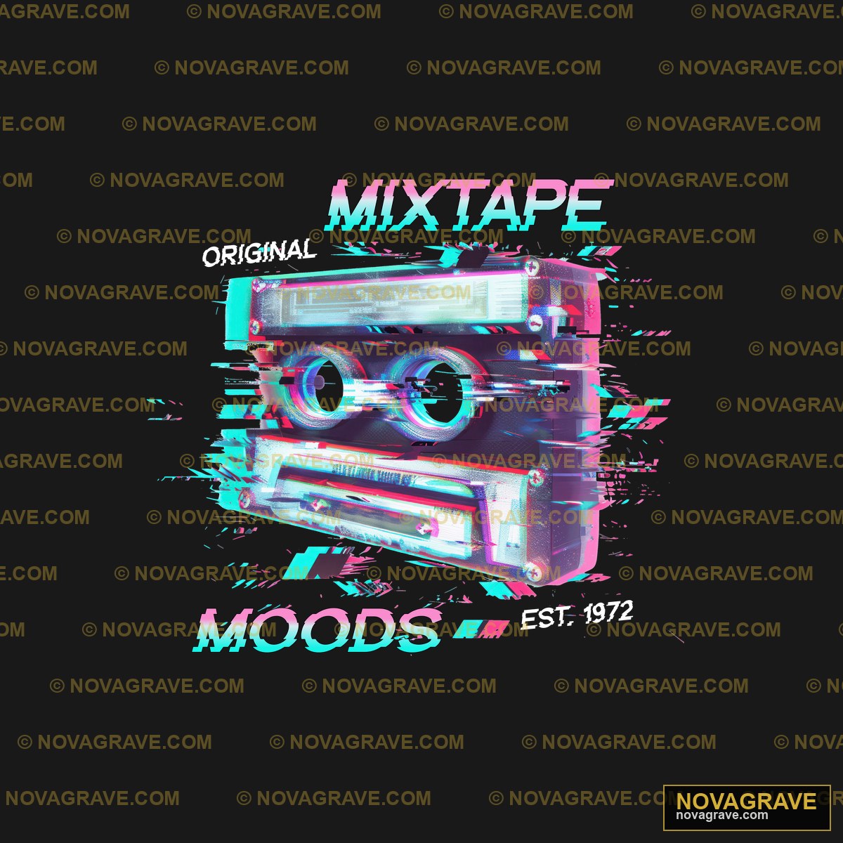 Mixtape Mix Tape Screens Other Designs - DTF Transfer Design