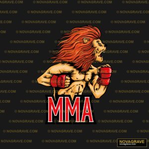 Mma Lion Vector Art Animals Wildlife - DTF Ontwerp