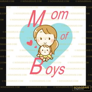 Mom Of Boys Family Kids - Design DTF