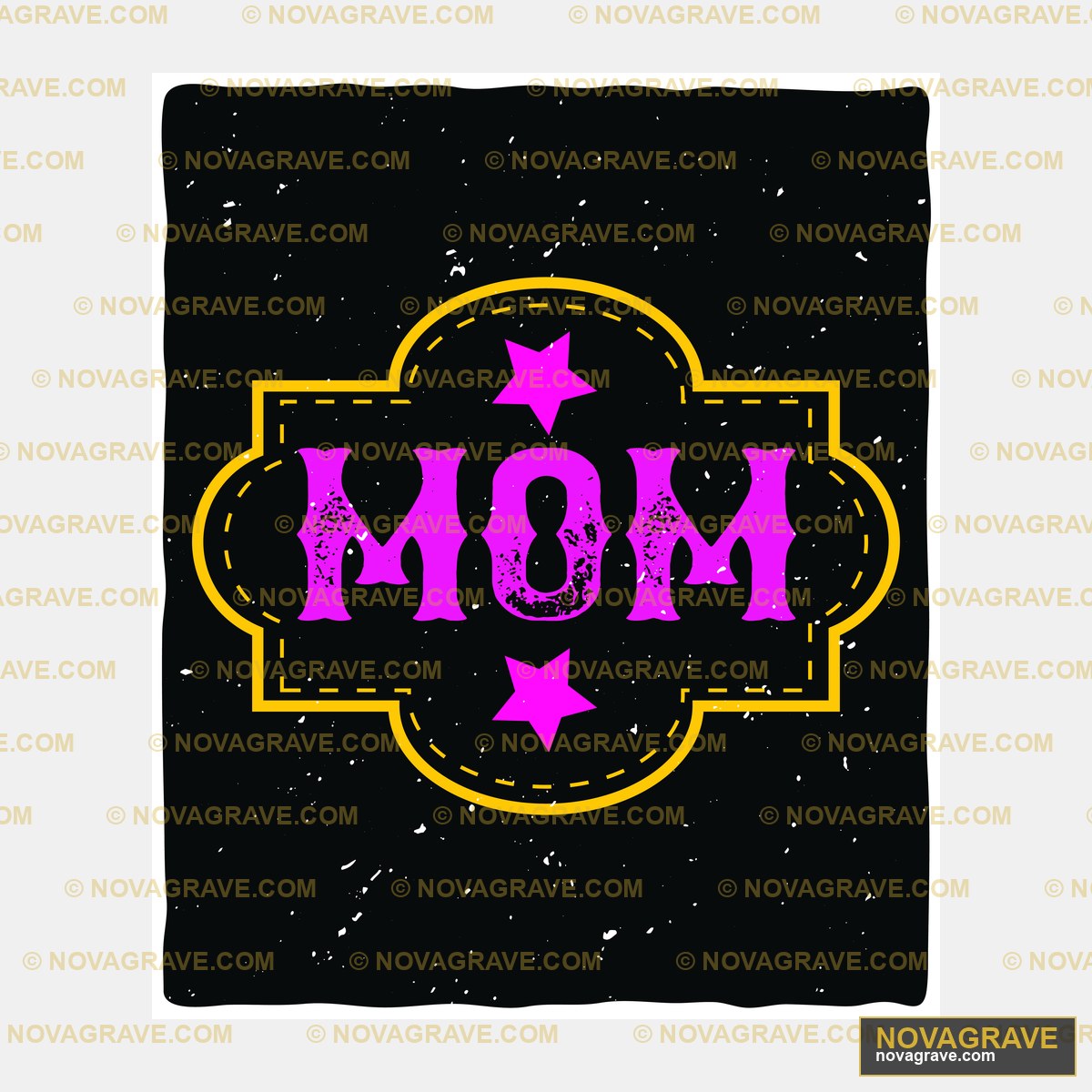 Mom T Shirt Design Family Kids - DTF Transfer Design