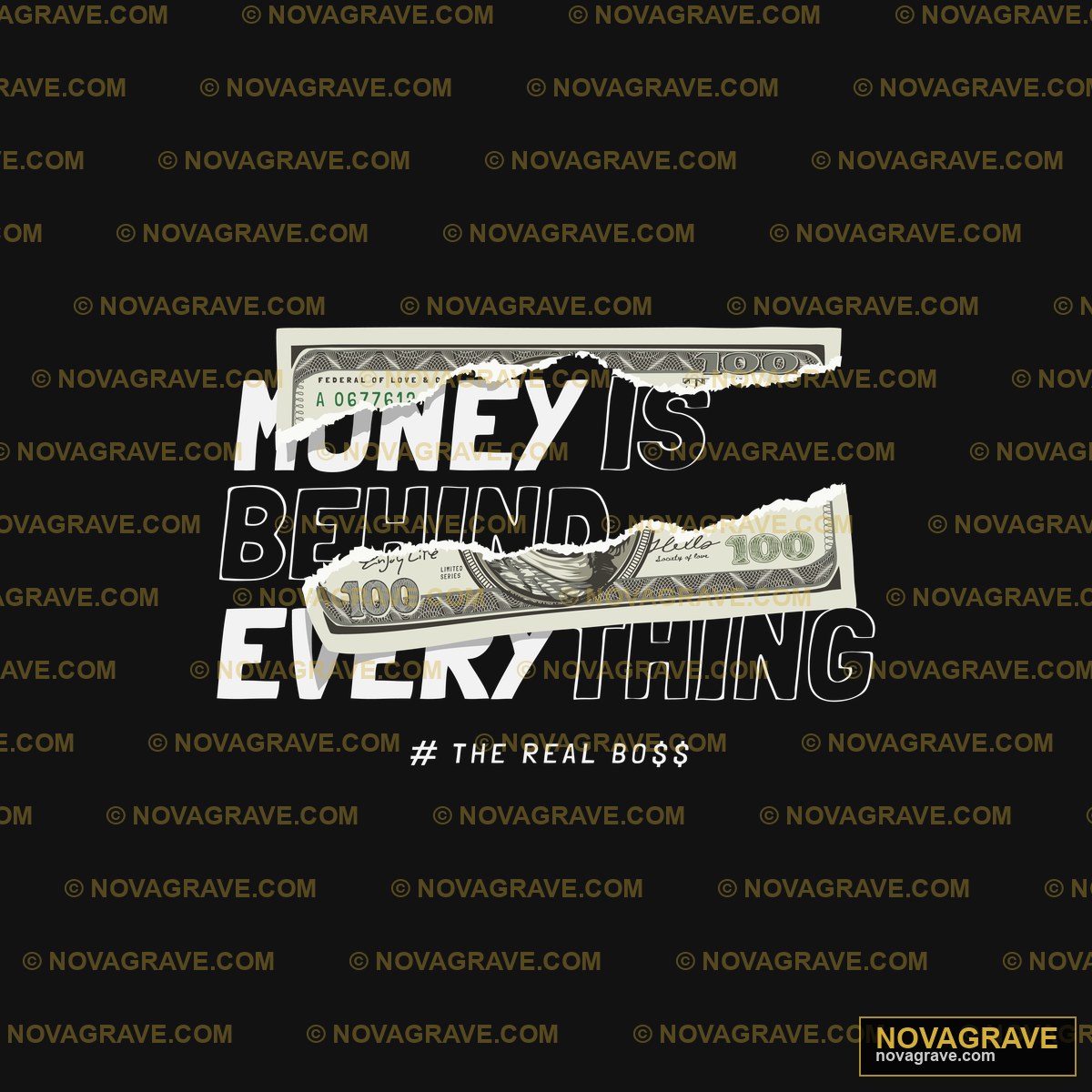 Money Is Blind Everything Other Designs - Design DTF