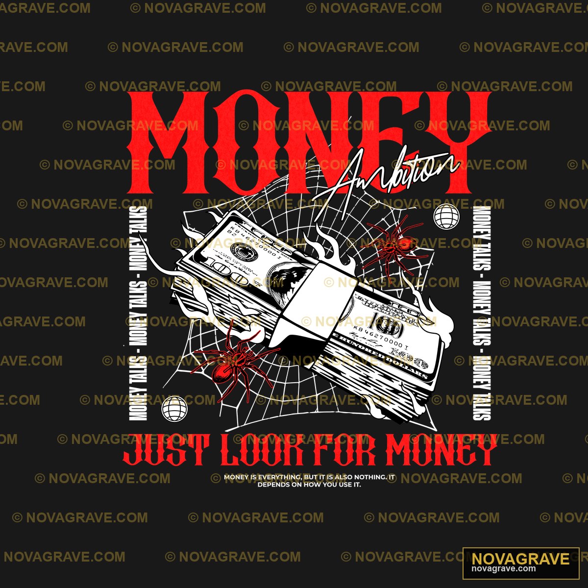 Money Is Not Money Mens T Shirt By The Money Other Designs - Design DTF
