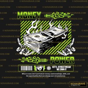 Money Power Mens T Shirt By Thepaperypapers Other Designs - Design DTF