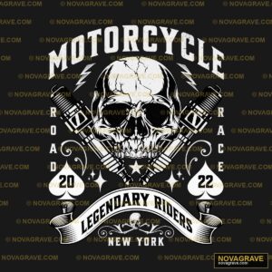 Motorcycle T Shirt Design Streetwear Urban - DTF Transfer Design