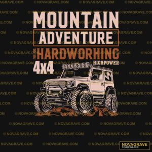 Mountain Adventure 4X4 4X4 4X4 4X Nature Botanical - Design DTF