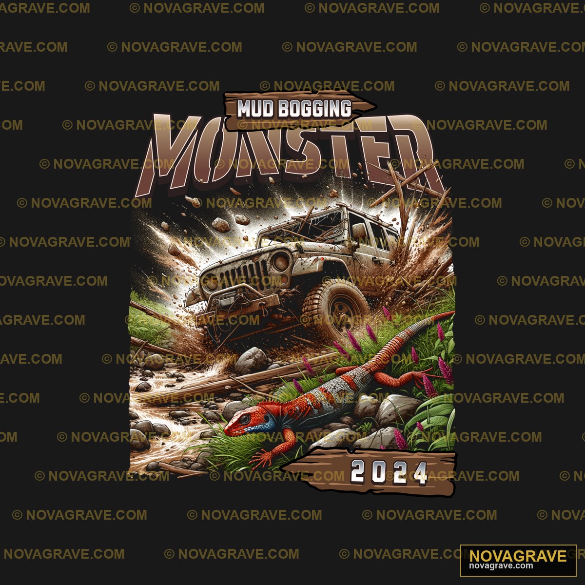 Mud Bug Monster Other Designs - DTF Transfer Design