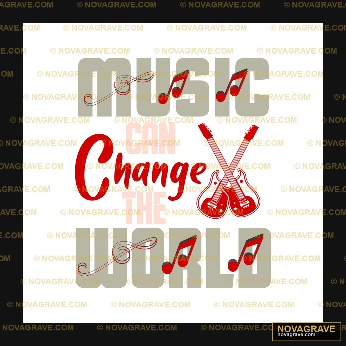 Music Can Change The World Music Culture - DTF Transfer Design