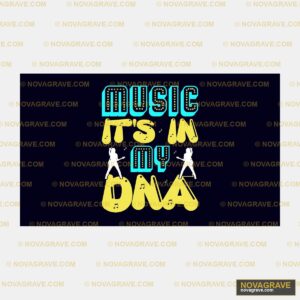 Music Is In My Dna Music Culture - DTF Transfer Design