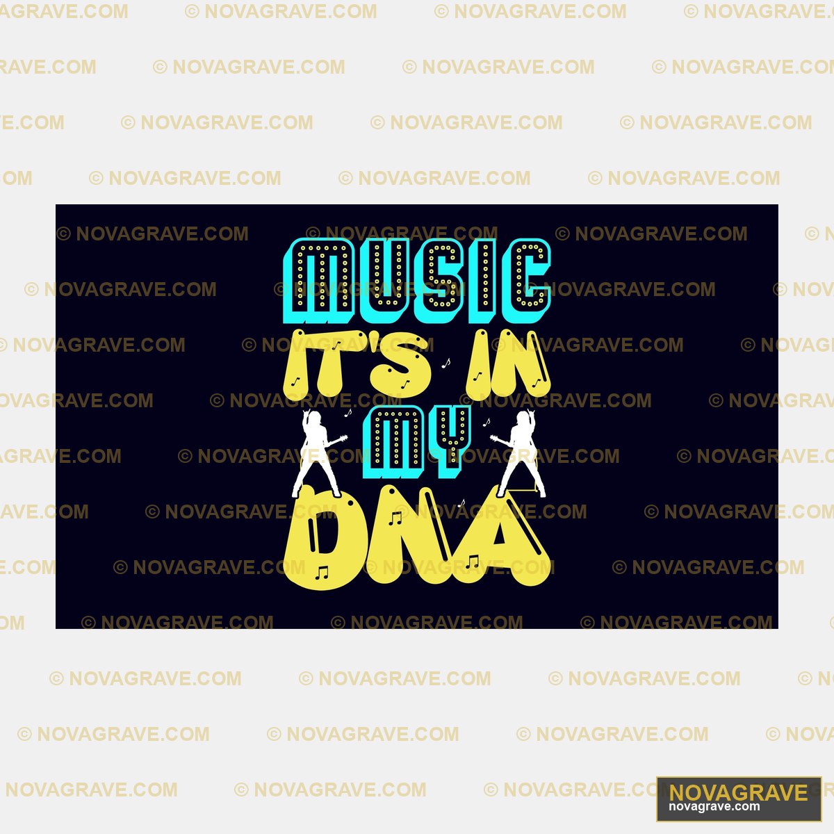 Music Is In My Dna Music Culture - DTF Transfer Design