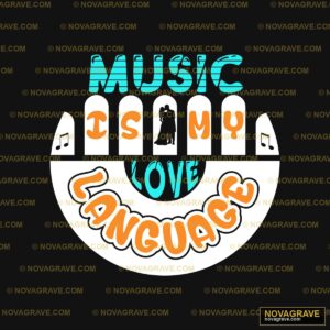 Music Is My Love Seasonal Holiday - DTF Transfer Design