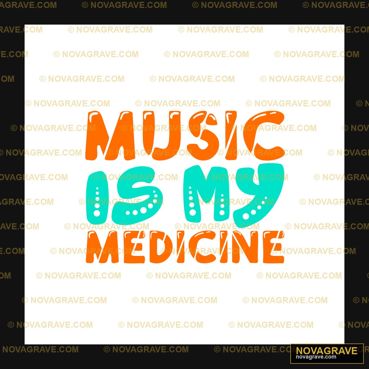 Music Is My Medicine Music Culture - DTF Transfer Design