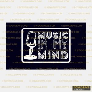 Music Is My Mind Music Culture - DTF Transfer Design