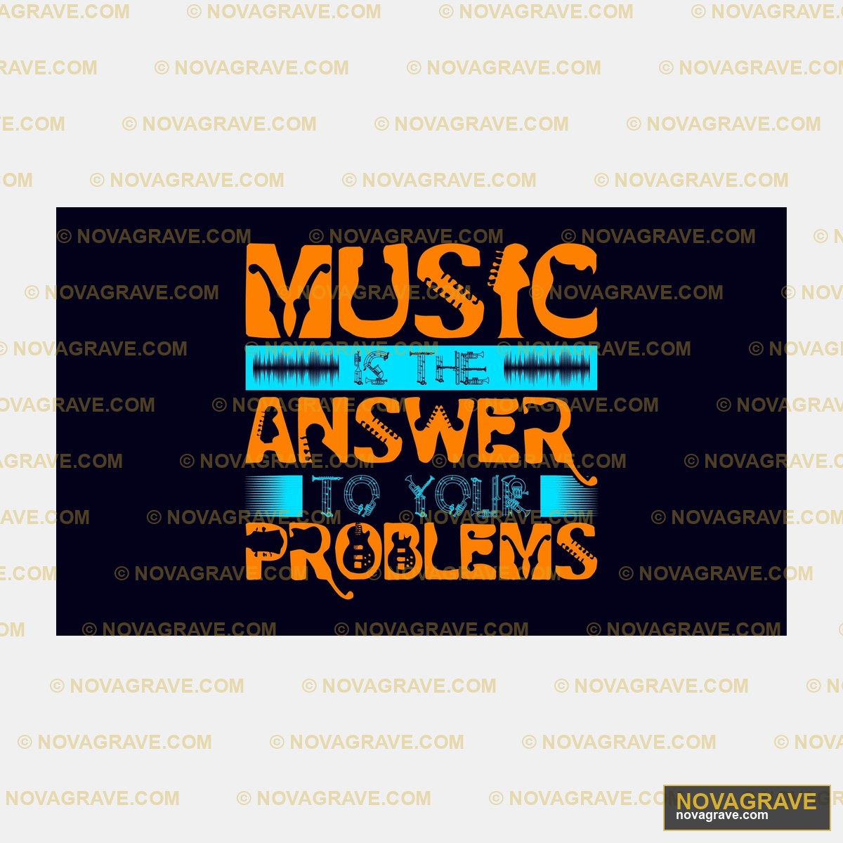 Music Is Never Forgotten Music Culture - DTF Ontwerp