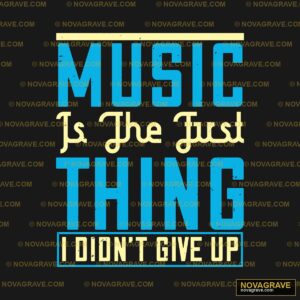 Music Is The Thing I Dont Shirt Music Culture - DTF Ontwerp
