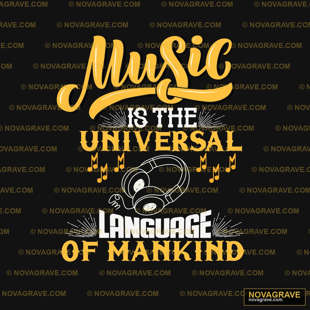 Music Is The Universal Of Mankind Music Culture - Design DTF