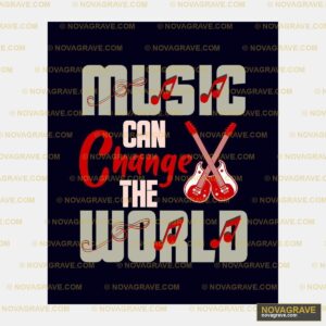 Music On Change The World Music Culture - DTF Transfer Design