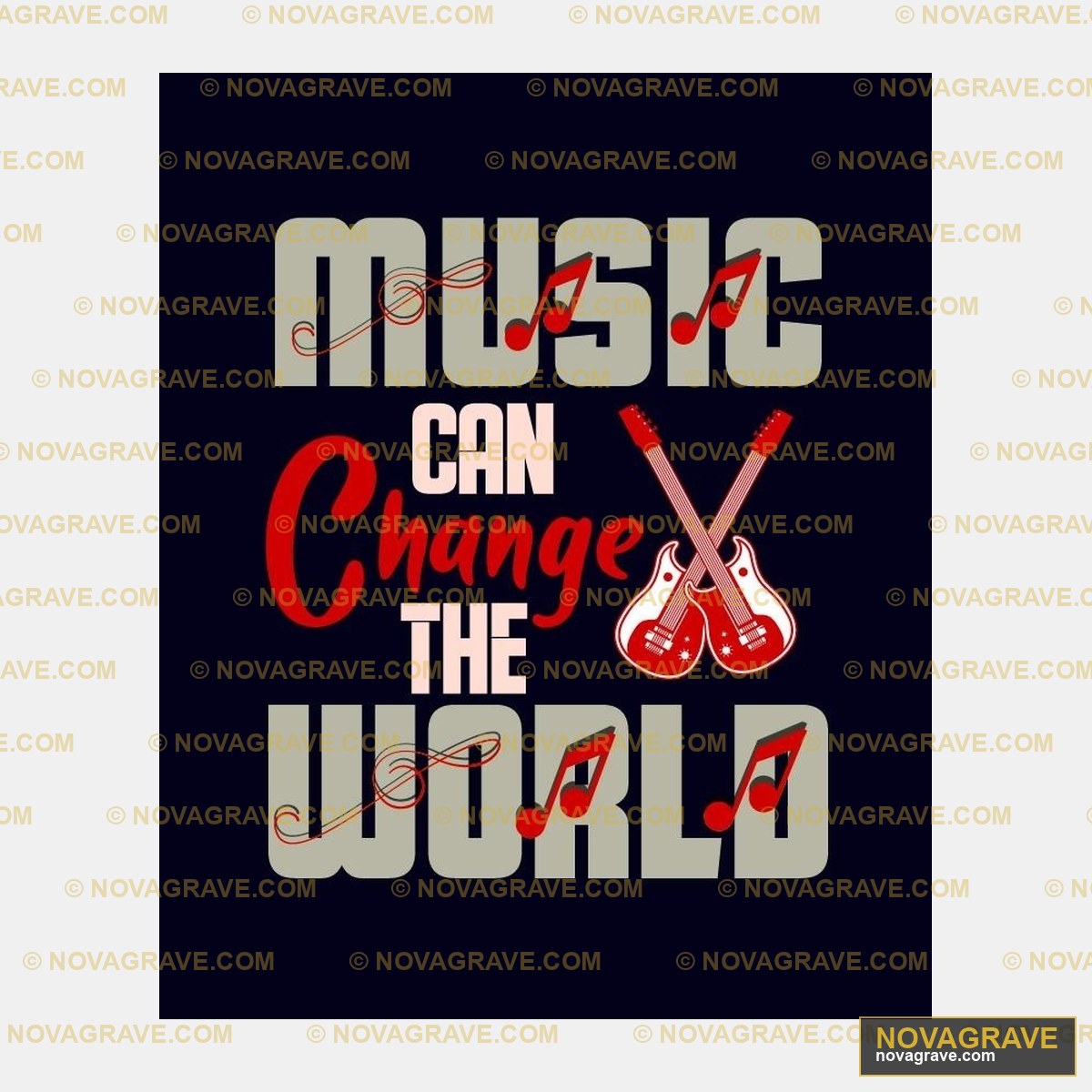Music On Change The World Music Culture - DTF Transfer Design