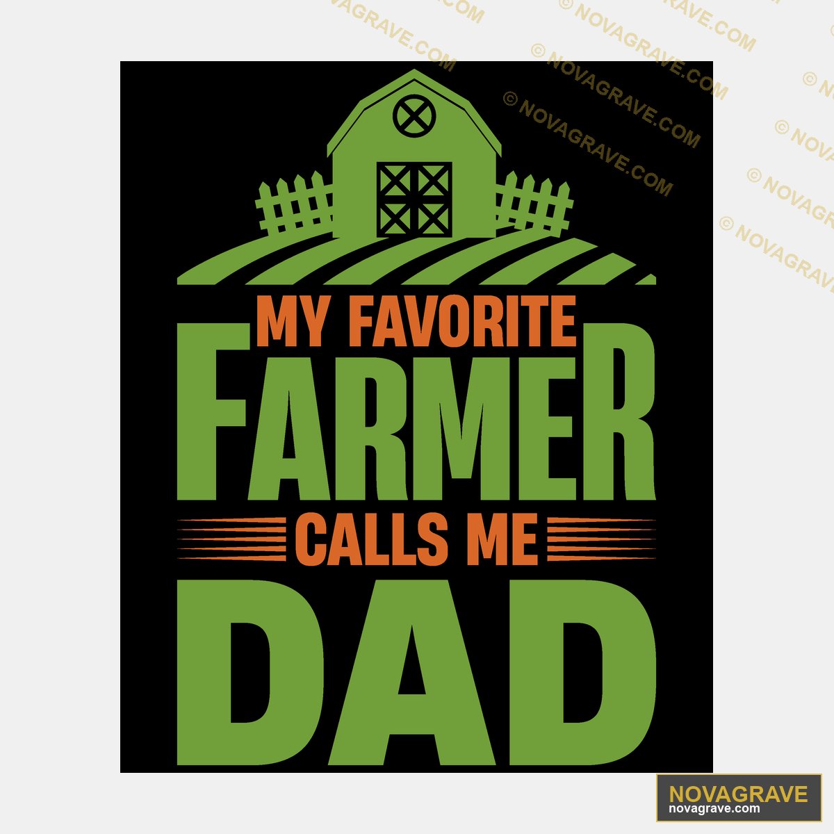 My Favorite Farmer Is Me Dad Professions - Design DTF