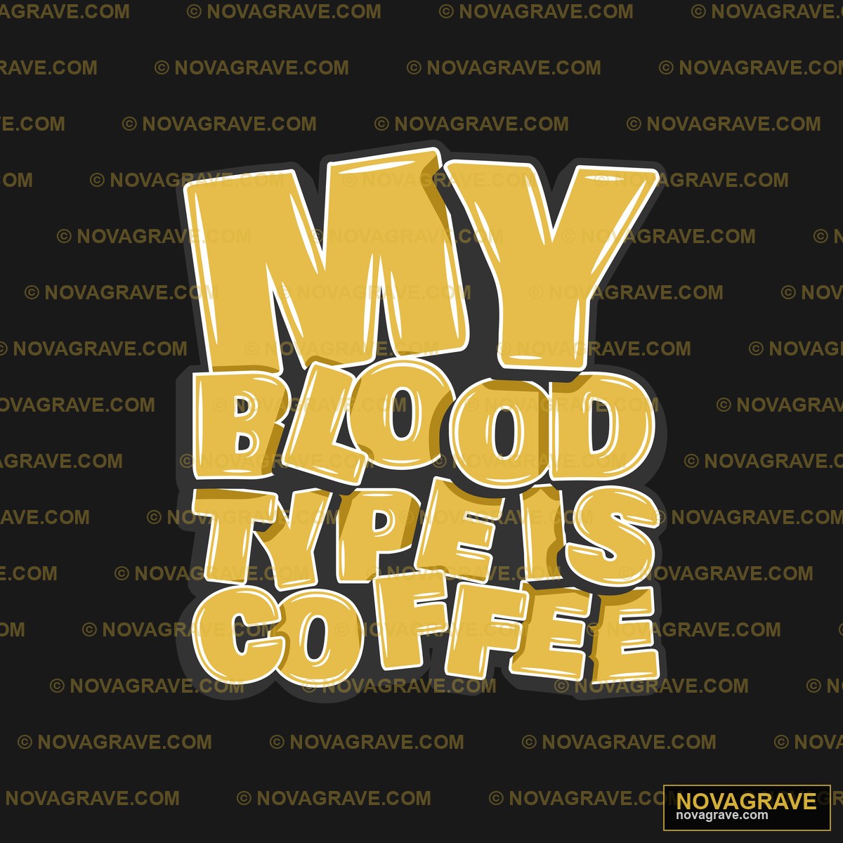 My Food Is Coffee Other Designs - DTF Ontwerp
