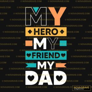 My Hero My Dad Family Kids - Design DTF