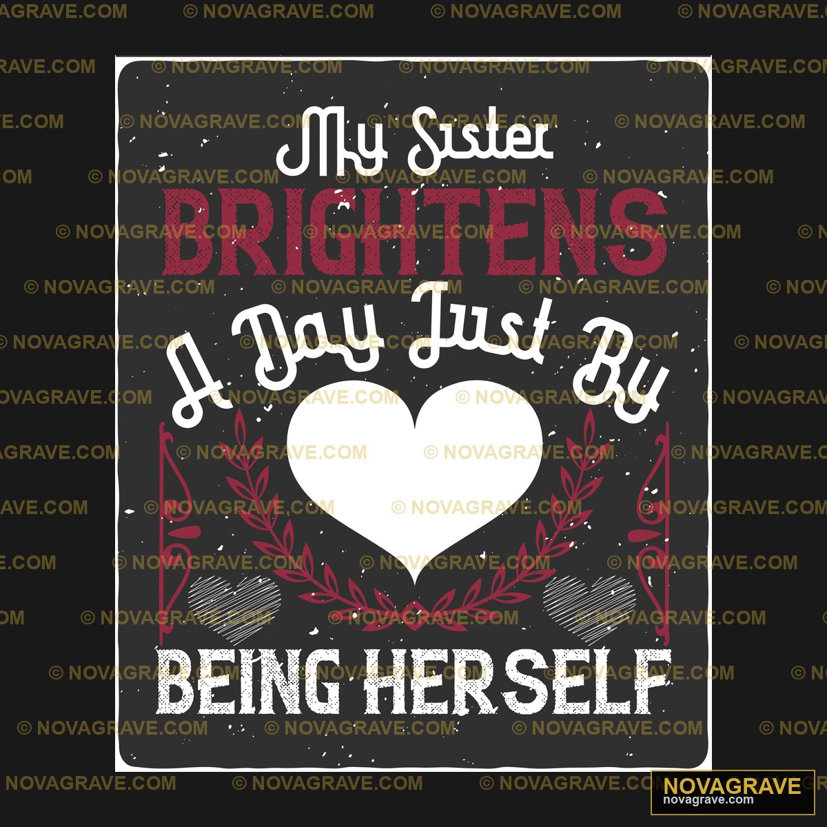 My Sister Is A Daughter By Being Her Family Kids - Design DTF