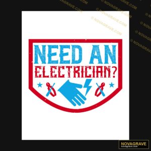 Need An Electric Other Designs - DTF Transfer Design