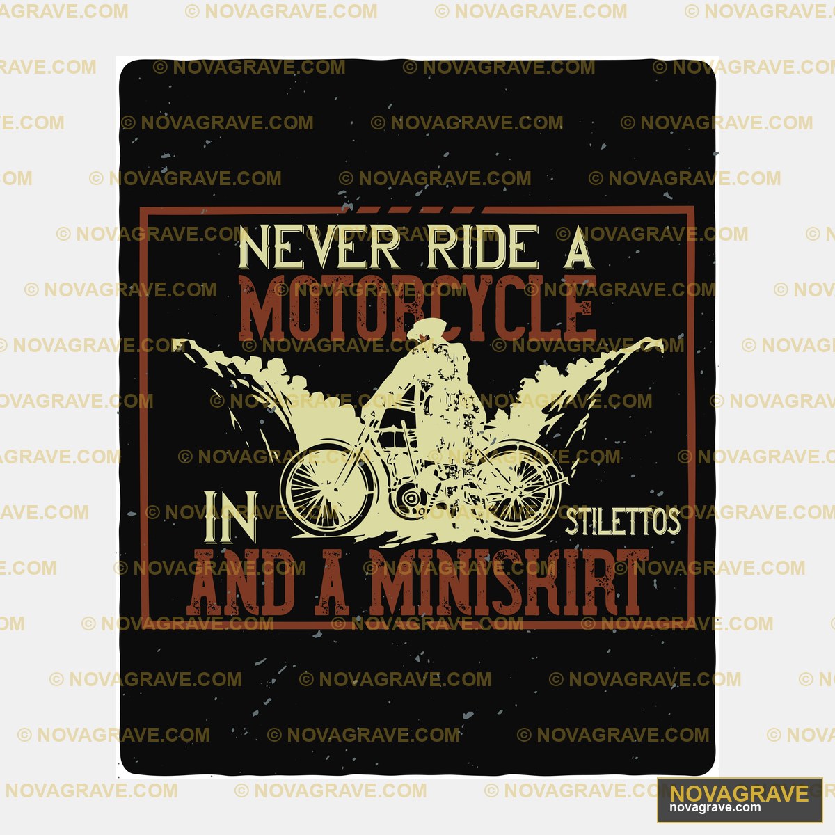 Never A Motorcycle In An Ambush Shirt Other Designs - DTF Transfer Design