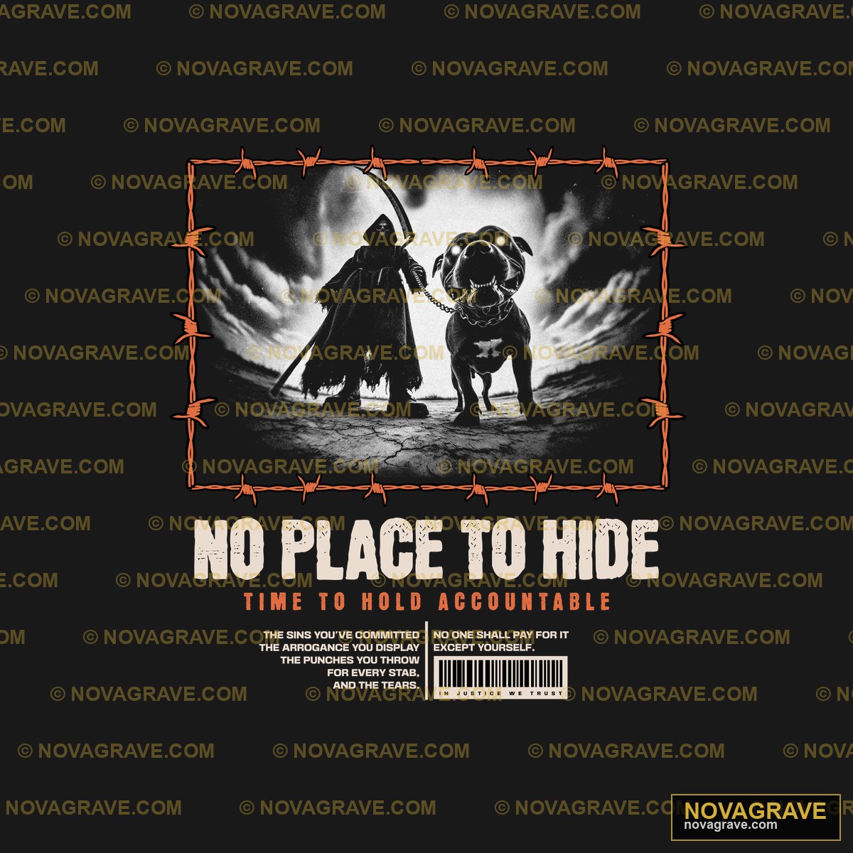 No Place To Hide T Shirt Other Designs - DTF Transfer Design