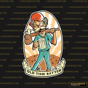 Old Man With A Hammer And A Banner Other Designs - DTF Transfer Design