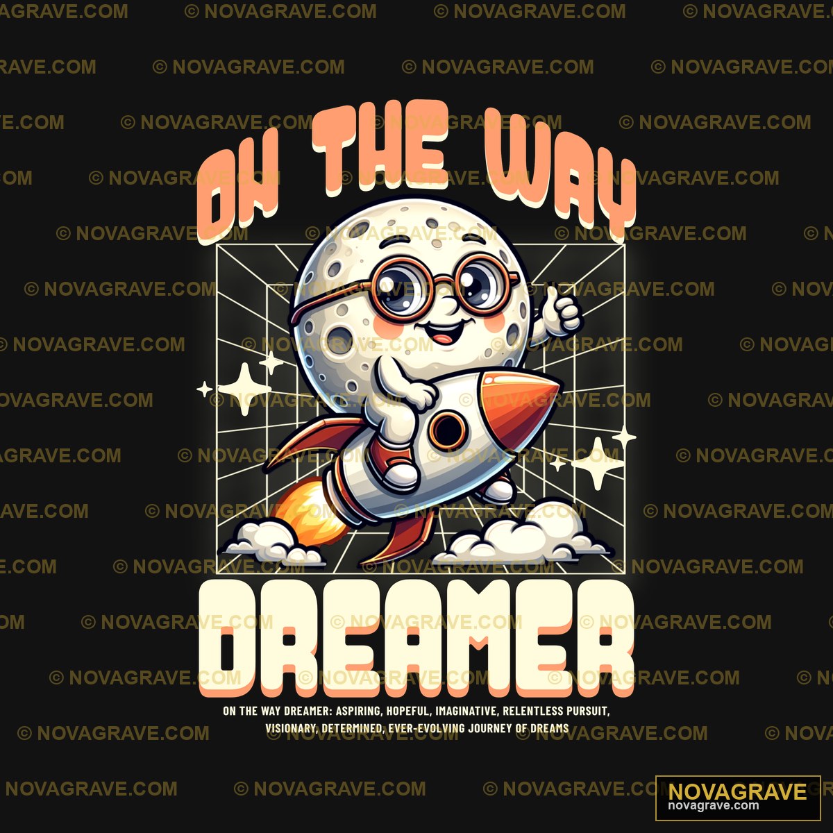 On The Way Spaceman Mens T Shirt By Spacemans Nature Botanical - Design DTF